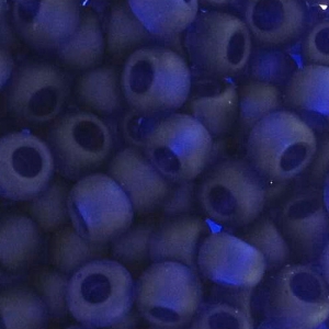 Rocalla Toho 11/0 TO11R8DF - Transparent Frosted Cobalt x8g