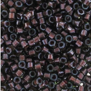 Miyuki Delica 11/0 DB1710 -  Copper Pearl Lined Olive x8g