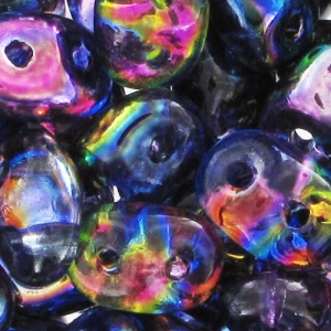 SuperDuo 2,5x5 mm Magic Blue Pink x10g