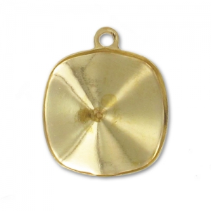 Engaste para pegar PureCrystal 4470 10 mm 1 anilla dorado x1