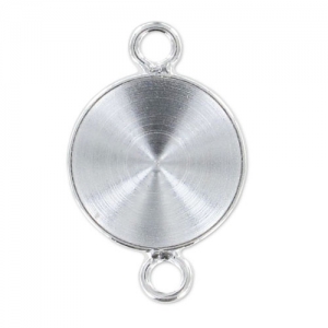 Engaste separador para pegar PureCrystal 1122 10 mm plateado