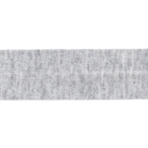 Cinta cortada al bies de jersey 20 mm Gris x 1m