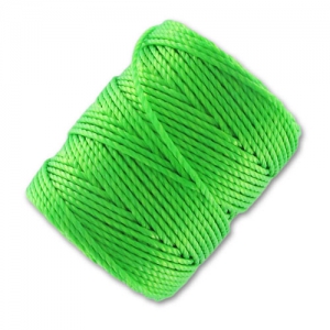 Hilo C-Lon Tex 400 Bead Cord 0,90 mm Neon Green x 35 m