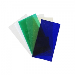Surtido placa de vidrio Murano COE104 5x10 cm Multicolor x6