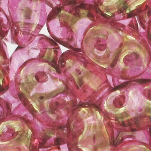 SuperDuo 2,5x5 mm Luster Rose x10g