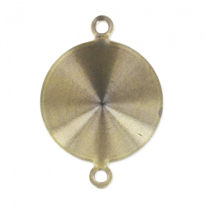 Engaste separador para pegar PureCrystal 1122 14 mm bronce x1