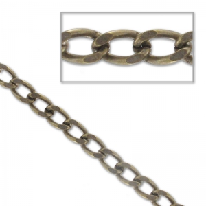 Cadena para bordillo 4,5 mm - Bronce x1m