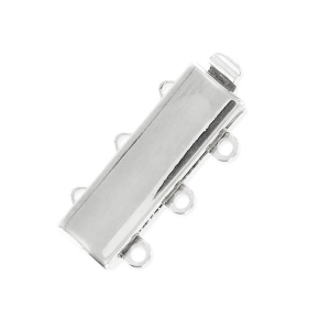 Cierre 3 vías 9x20 mm rodio