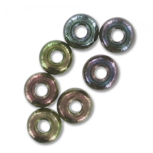 Cuentas de Rocalla Preciosa 6/0, 4 mm - Brown Iris, 20 g