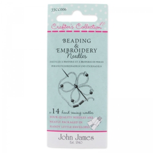 Surtido de agujas para bordado y cuentas tamaño 5 7 y 10 x14