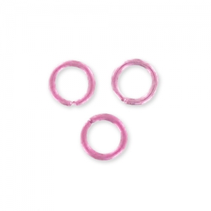 Anillas abiertas Aluminio  5x0.8 mm Light Rose x100
