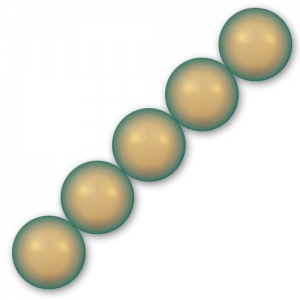 Perladas PureCrystal 5810 6 mm Iridescent Green Pearl x10