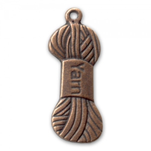 Dije ovillo 31 mm cobre antiguo x1