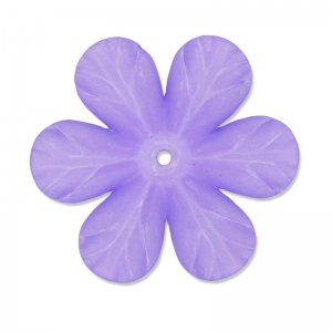 Flor 33 mm Violeta Frosted