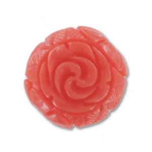 Redonda sintética rosa 13 mm Peach x1