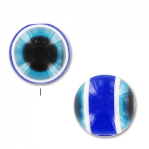 Redonda 10 mm ojo buena fortuna x1