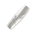 Cierre magnético para cordón de 2 mm - Acero inoxidable 316F x1