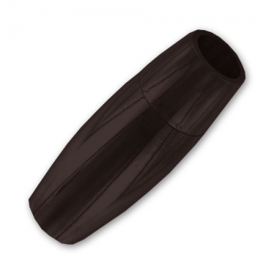 Cierre magnético cordón 6 mm de acero Inox Negro x1