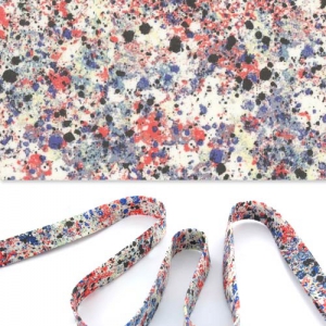 Cinta cortada al bies Liberty Melly Red x 1m