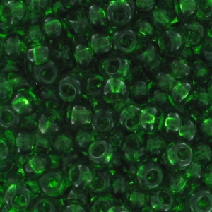 Cuentas de Rocalla Preciosa 11/0 de 2 mm - Verde botella x 20 g