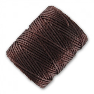 Hilo C-Lon Tex 400 Bead Cord 0,90 mm Brown x 35 m