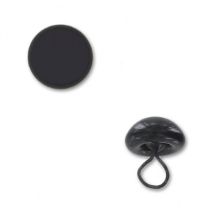 Ojo de animal de coser de vidrio 6 mm negro x1