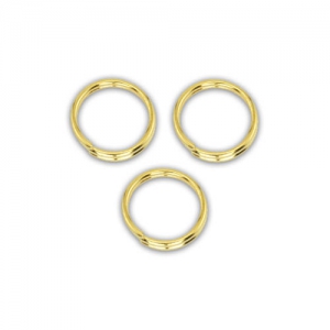 Anillas dobles 5.2x0.6mm Gold filled x10