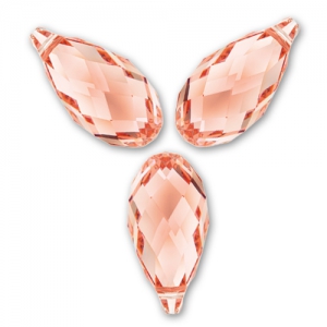 Gota PureCrystal 6010 13x6.5 mm Rose Peach x1