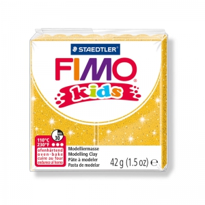 Pasta Fimo kids 42gr Oro con chispas (n°112)