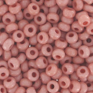 Cuentas de Rocalla Preciosa 11/0 de 2 mm - Rosa claro opaco x 20 g