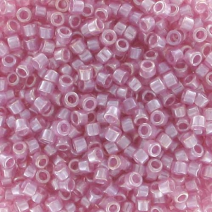 Miyuki Delica 11/0 DB1482-1 - Tr Luster Light rose x8 g