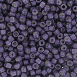 Miyuki Delica 11/0 DB1174 - Galvanized Mat Eggplant
