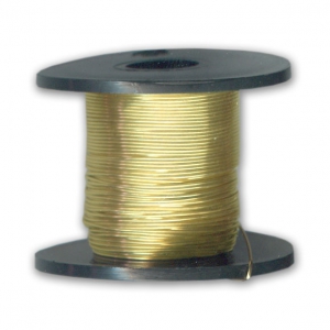 Hilo de cobre de 0,315 mm, dorado claro, 70 m