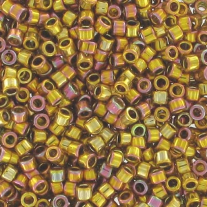Miyuki Delica 11/0 DB0501 - 24kt Gold Iris x5g