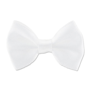 Nudo de satén 37 mm Blanco