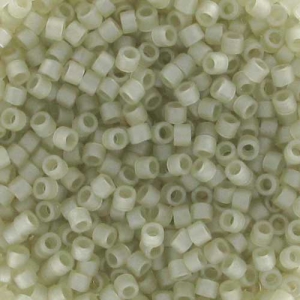 Miyuki Delica 11/0 DB0383 - Mat Transparent Oyster Luster