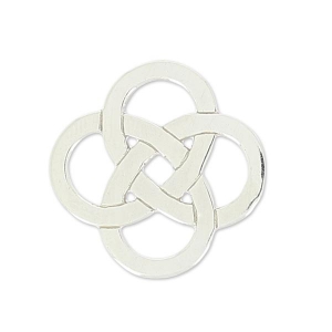 Separador con motivo celta 21x11mm de Plata 925 x1