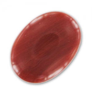 Cabuchón ovalado 25x18 mm Jaspe Roja