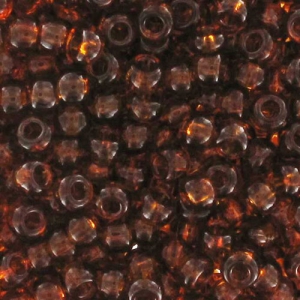 Cuentas de Rocalla Preciosa 11/0 de 2 mm - Dark Topaz x20 g