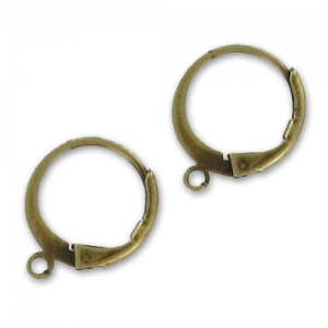 Ganchos cerrados 12 mm bronce x2