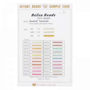 Carta de colores Miyuki Delica 11/0 (DB, DBM, DBL) - Duracoat Galvanized (n°891)