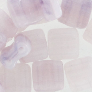Groovy Tiles 6 mm Milky Light Amethyst x20