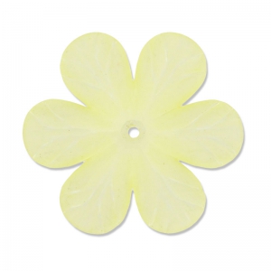 Flor 33 mm Amarillo claro Frosted