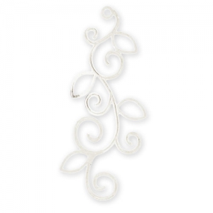 Separador ligeros 40x16 mm plateado x10