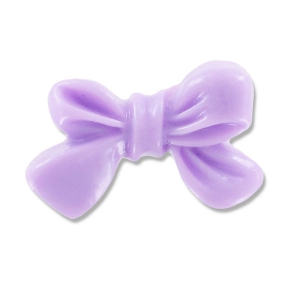 Cabujón nudo de resina 23x14 mm Violeta