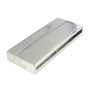 Cierre magnético 42x17 mm rodiado x1