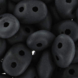 SuperDuo 2,5x5 mm Jet Mat x10g