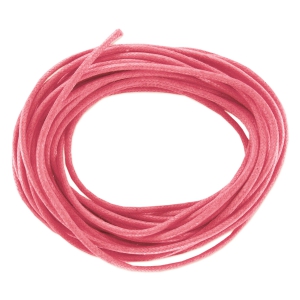 Hilo algodón encerado 1,5 mm Rose Fucsia x5 m
