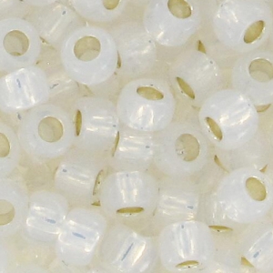 Rocalla Toho 11/0 TO11R2100 - Silver Lined Milky White x8g