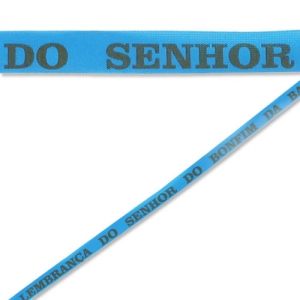 Cinta porta fortuna 10 mm Turquesa x 36cm